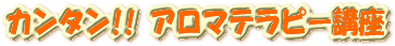 E-Conception.org アロマの部屋　アロマテラピー講座